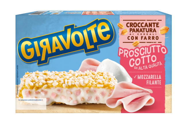 GIRAVOLTE COTTO E MOZZARELLA